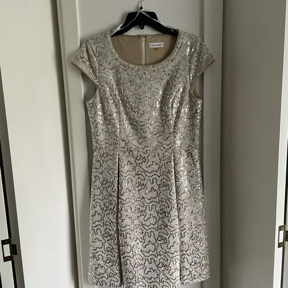 Calvin Klein Sequin Dress size 10 - Picture 7 of 7